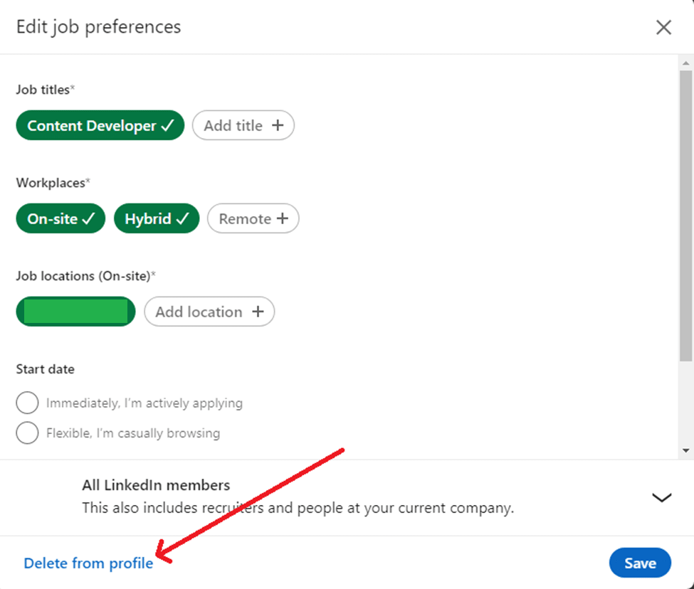 How to Remove Open to Work on LinkedIn?