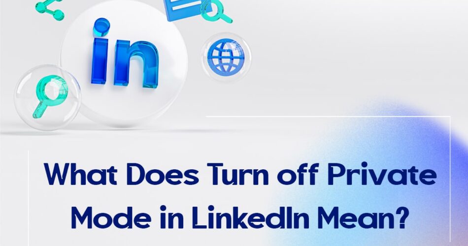 What Does Turn off Private Mode in LinkedIn Mean?