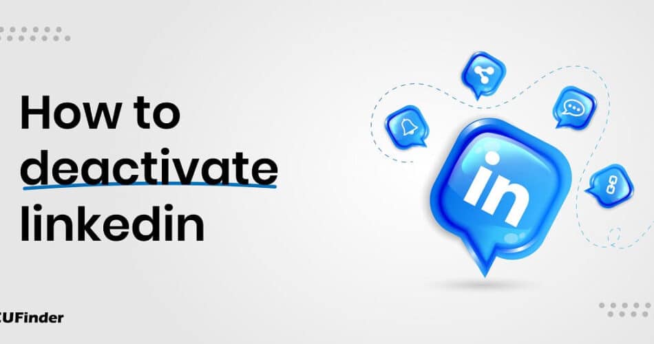 how to deactivate linkedin