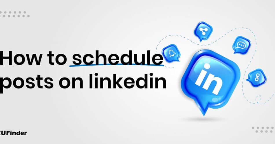 how to schedule posts on linkedin