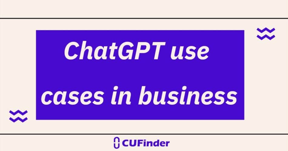 chatgpt usecases for business