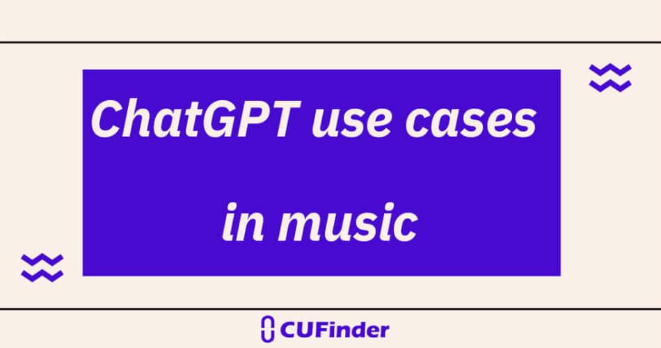 chatgpt usecases for music
